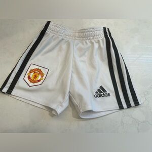 Manchester Football Soccer Shorts Adidas Original Toddler Size 2T‎